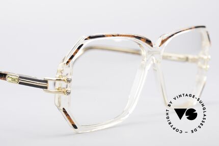 Cazal 169 Vintage Designer Frame, with some tiny rhinestones as ornamental screws, Made for Women