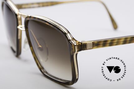Dunhill 6078 80's Vintage Men's Shades, typically 80's .. with double bridge and discreet pattern, Made for Men