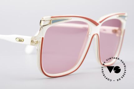 Cazal 168 Pink 80's Sunglasses, NO RETRO fashion, but a rare and unique eye-catcher, Made for Women
