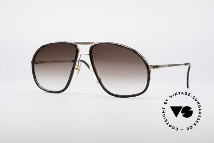 Dunhill 6093 Luxury Aviator Shades, noble sunglasses for men by Alfred Dunhill from 1990, Made for Men