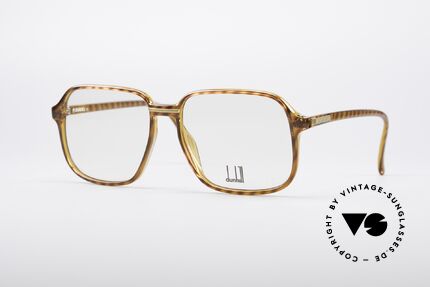 Dunhill 6060 Classic 80's Eyeglasses, striking designer glasses by Alfred Dunhill from 1987, Made for Men