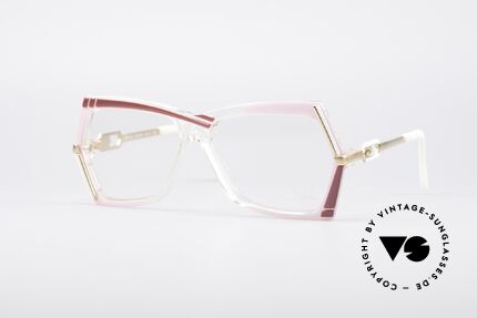 Cazal 183 1980's Hip Hop Eyeglasses, extraordinary CAZAL designer glasses from 1987, Made for Women
