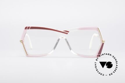 Cazal 183 1980's Hip Hop Eyeglasses, typical 80's colouring and design by CAri ZALloni, Made for Women