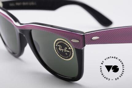 Ray Ban Wayfarer I B&L USA Sunglasses, Bausch&Lomb mineral lenses (100% UV protection), Made for Women