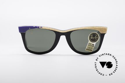 Ray Ban Wayfarer I Olympic Games Lillehammer, rare Olympia Series - sports edition 'Lillehammer 94', Made for Men and Women