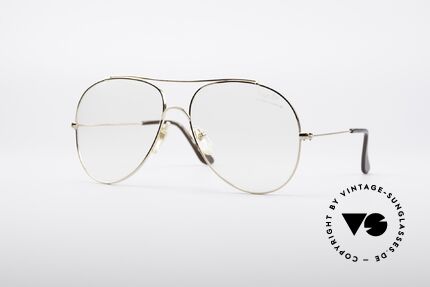 Bausch & Lomb 422 Gold Filled 80's Frame, rare 1980's designer eyeglasses by BAUSCH & LOMB, Made for Men
