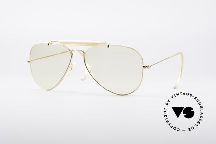 Ray Ban Outdoorsman Sport Changeable Automatic Lenses, vintage Ray-Ban aviator sunglasses of the 1980's, Made for Men and Women