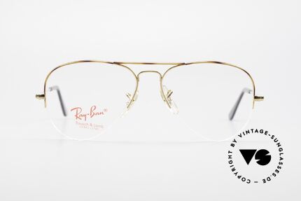 Glasses Ray Ban Aviator Half Rimless Frame Tortuga