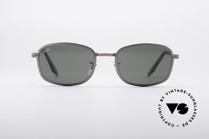 Ray Ban Sidestreet Metal Square Shades, square Ray-Ban unisex sunglasses by B&L from 1998, Made for Men and Women