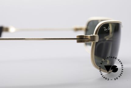 Ray Ban Orbs Rectangle B&L USA, unworn (like all our vintage Ray Ban USA sunglasses), Made for Men