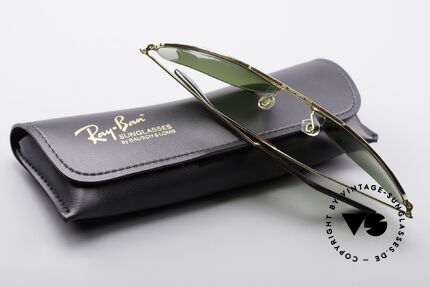 Ray Ban Fashion Metal Style 3 USA B&L, green RB-3 lenses with the legendary B&L etching, Made for Men