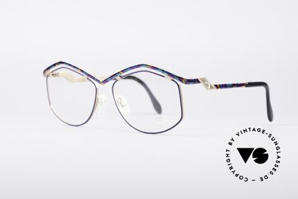 Cazal 249 Pop Art 90's Titanium, extraordinary finish with an excentric pop-art design, Made for Women