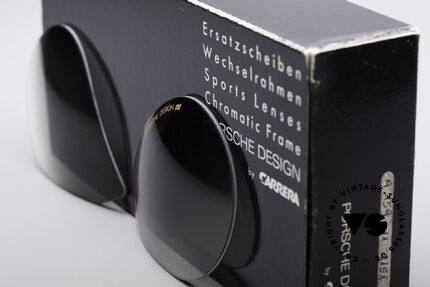 Porsche 5628 Lenses 80's Folding Sunglasses, green-gradient plastic lenses (100% UV protection), Made for Men