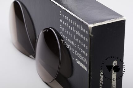 Porsche 5628 Lenses 80's Folding Sunglasses, brown-gradient plastic lenses (100% UV protection), Made for Men and Women