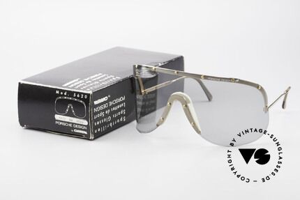 Porsche 5620 Original Yoko Ono Shades Gold, original unworn 1980's rarity (comes with orig. packing), Made for Men and Women