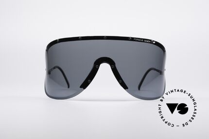 Porsche 5620 80's Yoko Ono Shades Black, huge shades, made for a flashy appearance (eye-catcher), Made for Men and Women