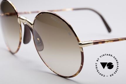 Porsche 5658 Round 90's Vintage Shades, top quality with brown PD lenses (100% UV protect.), Made for Men