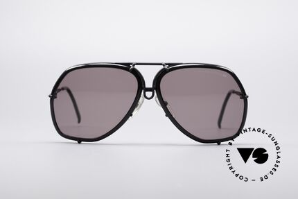 Porsche 5637 Military Style 80's Shades, interchangeable lenses in different designs, size 60-12, Made for Men