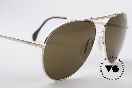Zeiss 9222 80'S Premium Glasses, classic gentlemen's shades, monolithic aviator style, Made for Men