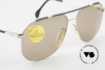 Zeiss 9288 80's Umbral Quality Sun Lenses, never worn (like all our vintage Zeiss sunglasses), Made for Men