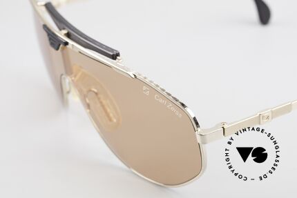 Zeiss 9937 Rare Panorama 90's Shades, spring hinges and saddle bridge (1. class comfort), Made for Men