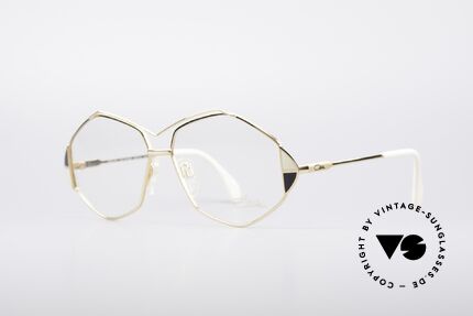 Cazal 233 Vintage West Germany Frame, great frame design with elaborate color accents, Made for Women