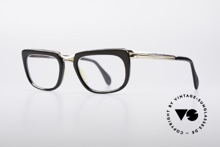 Metzler GL Gold Filled 60's Glasses, 1/10 of the metal with 12ct gold (incredible top-quality), Made for Men