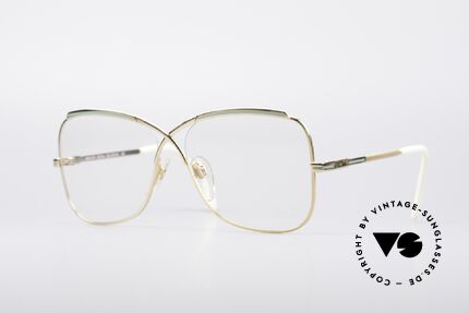 Cazal 224 True Vintage 80's Glasses, extraordinary, curved lenses (optionally replaceable), Made for Women