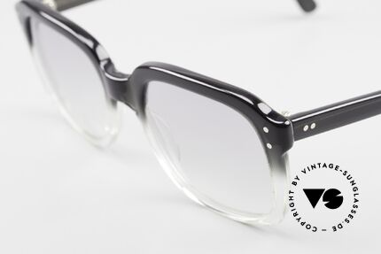 Metzler 449 1970's Original Nerd Glasses, 'black to crystal' coloring (characteristical for the 70's), Made for Men
