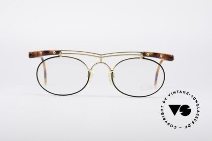 Cazal 251 90's Vintage Eyeglasses, futuristic combination of forms and materials, Made for Men and Women