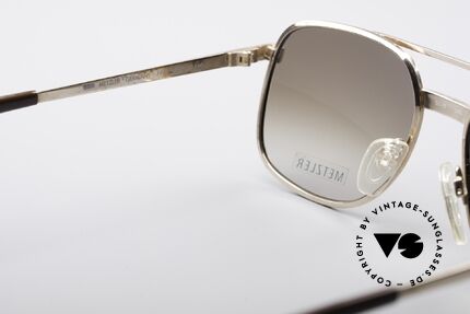 Metzler 7941 80's Old School Shades, unworn (30 years old!) frame with a slight patina, Made for Men
