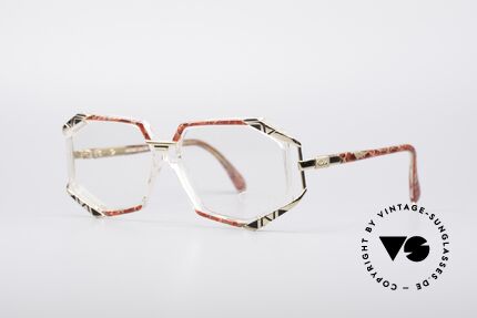 Cazal 355 Spectacular Vintage Glasses, terrific frame pattern by CAri ZALloni (check the pics!), Made for Women