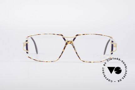 Cazal 362 No Retro 90's Vintage Frame, exciting ornamental piece on bridge and temple hinges, Made for Women
