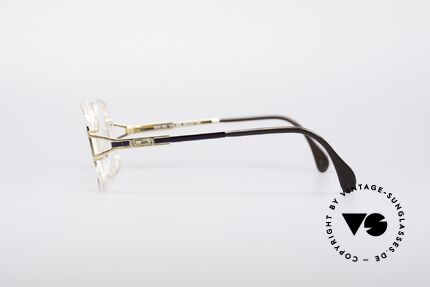 Cazal 362 No Retro 90's Vintage Frame, CAZAL color description: amber-blue / crystal / gold, Made for Women