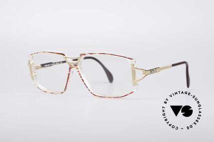 Cazal 362 No Retro 90's Vintage Frame, glamorous combination of materials and colors; fancy!, Made for Women