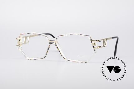 Cazal 359 90's Hip Hop Eyeglasses, vintage Cazal designer eyeglass-frame in L size 58/13, Made for Women