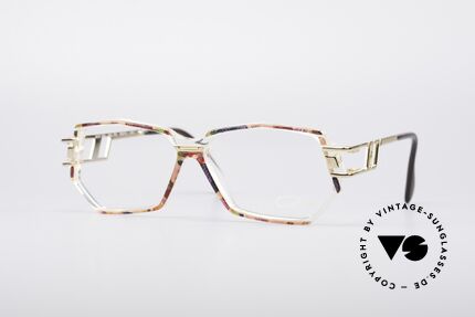 Cazal 359 90's Hip Hop Eyeglasses, vintage Cazal designer eyeglass-frame in M size 56/12, Made for Women