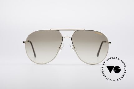 Carrera 5421 90's Aviator Sunglasses, golden frame, double bridge & brown-gradient lenses, Made for Men
