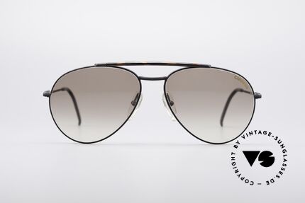Carrera 5349 True Vintage 80's Shades, dull black frame with a tortoise colored brow bar, Made for Men