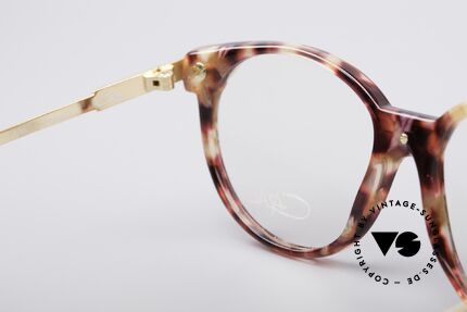 Cazal 338 Round 90's Vintage Frame, the clear Cazal demo lenses can be replaced optionally, Made for Men and Women