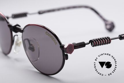 Carrera 5736 Industrial Design Frame, great frame finish in a kind of ruby-colored metallic, Made for Women