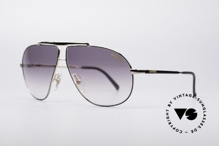 Carrera 5401 80's Aviator Sunglasses, with grayish-gradient CARRERA C-VISION 400 lenses, Made for Men