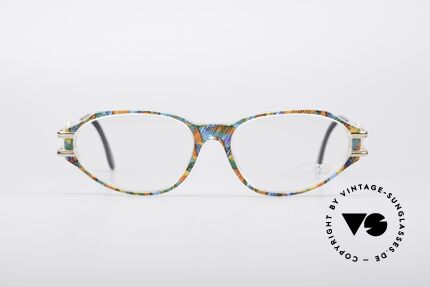 Cazal 356 90's Vintage Designer Frame, terrific, bright color composition (hard to find, today), Made for Women