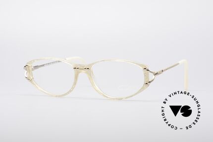 Cazal 375 Vintage Pearl Glasses, feminine Cazal designer eyeglasses of the mid 90's, Made for Women