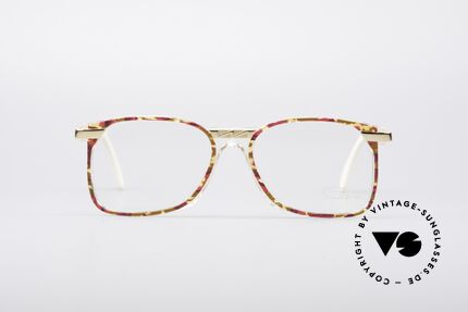 Cazal 341 Vintage No Retro Glasses 90s, great combination of transparency, color and metal, Made for Women