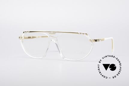 Cazal 344 Crystal Hip Hop Glasses, vintage CAZAL designer eyeglasses from 1989/1990, Made for Men and Women