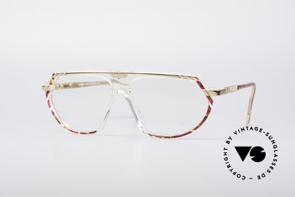 Cazal 344 Crystal Hip Hop Glasses, vintage CAZAL designer eyeglasses from 1989/1990, Made for Men and Women