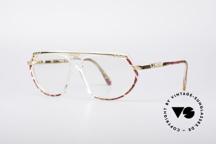 Cazal 344 Crystal Hip Hop Glasses, decorated with colors, pattern and small appliqué, Made for Men and Women