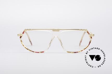 Cazal 344 Old School Crystal Glasses, crystal clear frame (distinctive for the 300's series), Made for Women