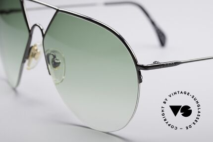 Alpina TR3 Style 80's Aviator Sunglasses, 1st class wearing comfort (semi-rimless lightweight), Made for Men